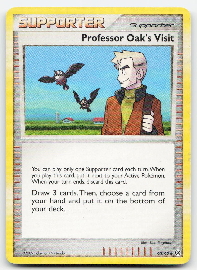 Professor Oak's Visit 90/99 Uncommon Arceus Pokemon LP