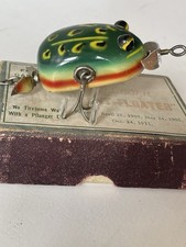Pflueger Kent Floater Frog Size 2 Vintage Topwater Metal Lure w/ Box