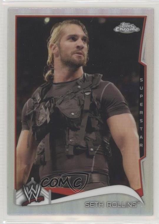 2014 Topps Chrome WWE Refractor Seth Rollins #46 00e6