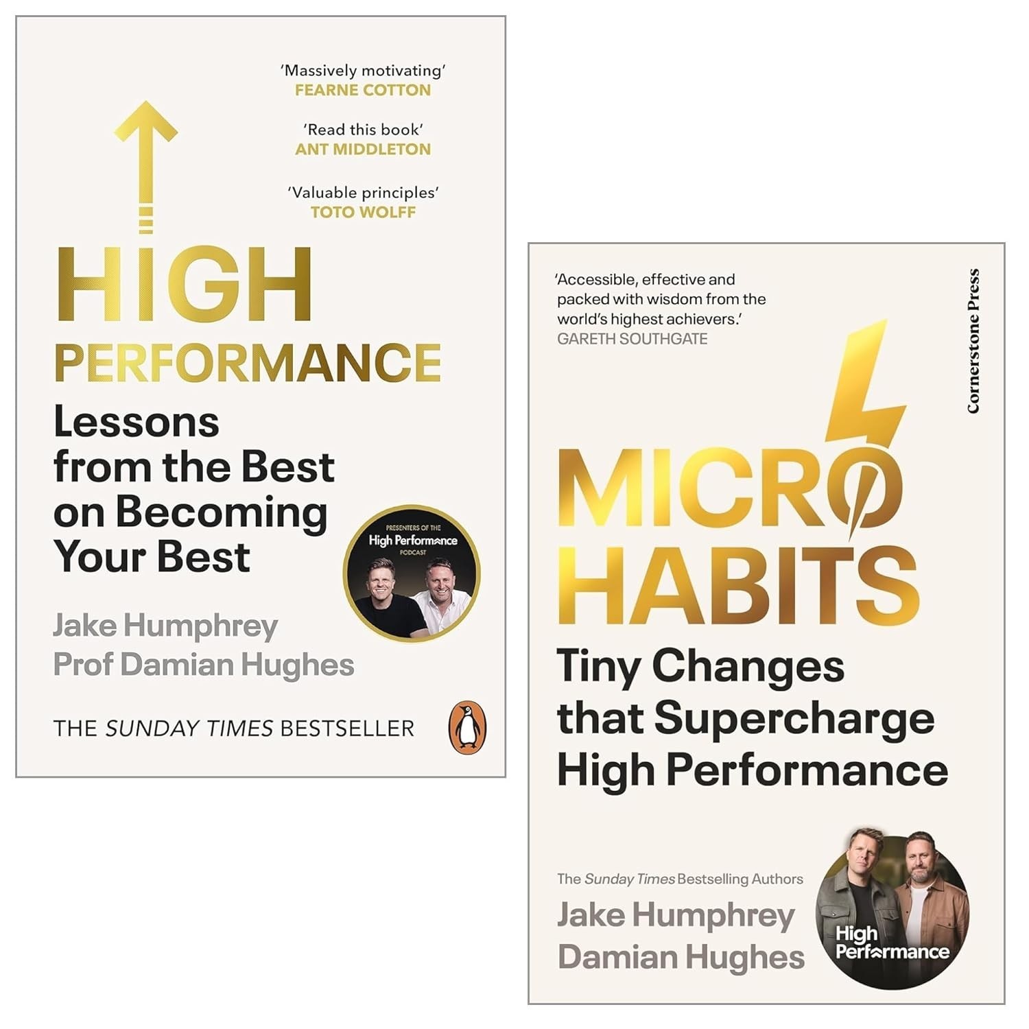 Micro-Habits, High Performance 2 Books Set by Jake Humphrey & Damian Hughes