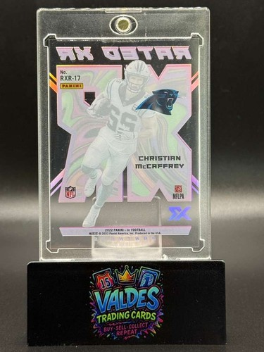 Christian McCaffrey 2022 Panini XR Rated XR Clear Acetate #RXR-17 Panthers 49ers - Bild 2 von 2