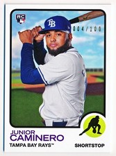 2024 Topps Transcendent Junior Caminero Through The Years Rc #JC-1973 (004/100)