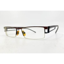 OGA Morel France 6540O MJ301 Brown Rectangle Eyeglasses Frames 53-17-145 Womens