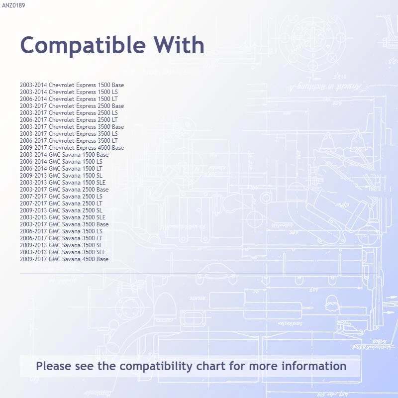 Juego de faros de cristal de lente transparente negro para Chevrolet Express 2500 2003-2017 Foto 3 de 4