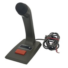 TOA PM-660U Paging Microphone Desktop Mic Gray - Untested