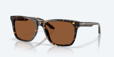 Costa Del Mar Sunglasses GRAVELS Tortoise / Copper POLARIZED 580G Glass Lens