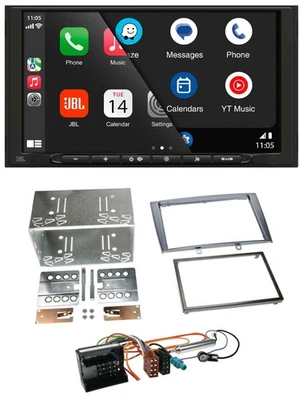 JBL MP3 DAB Bluetooth USB 2DIN Autoradio für Peugeot 308 07-09 silber - Bild 1 von 4