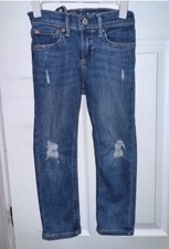 Gap Boy Skinny Distressed Blue Denim Jeans Size 5 Years