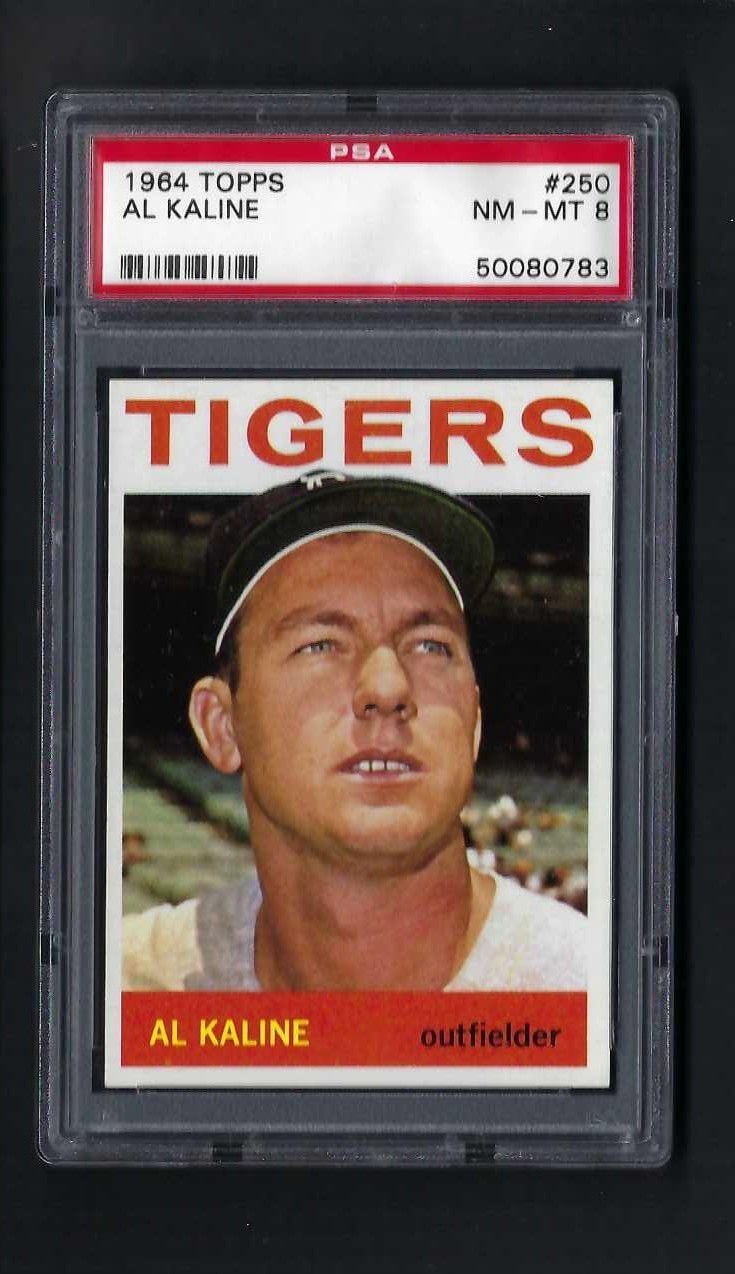 1964 Topps Al Kaline #250 Detroit Tigers PSA 8
