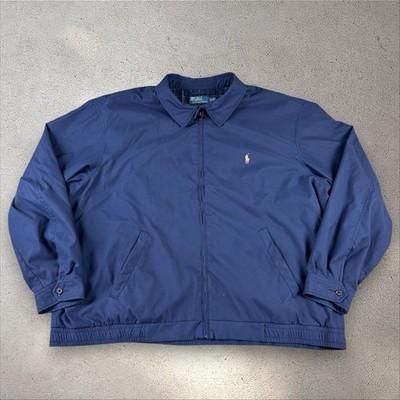Polo Ralph Lauren Bi Swing Jacket Mens 3XB Full Zip Harrington Plaid Lined