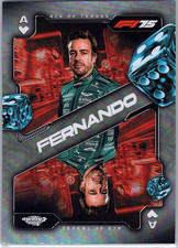 2025 Topps Chrome F1 - Fernando Alonso #SCA-6 Ace of Trades Refractor