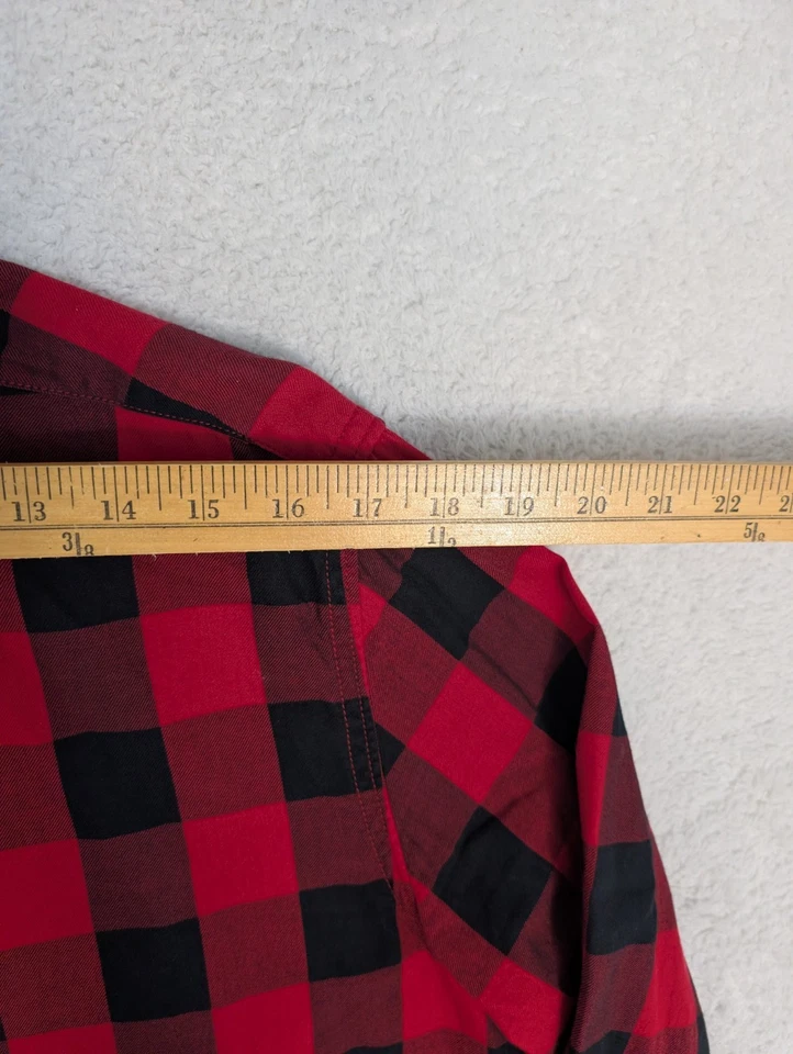 Sobrecamisa Montaña Marca Normal Para Hombre M Buffalo Franela Ligera a Cuadros  Foto 4 de 4