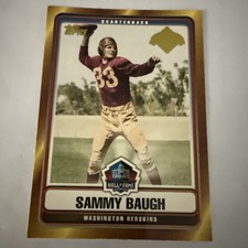 2006 Topps Sammy Baugh Hall of Fame Tribute Washington Redskins #HOFT-SB