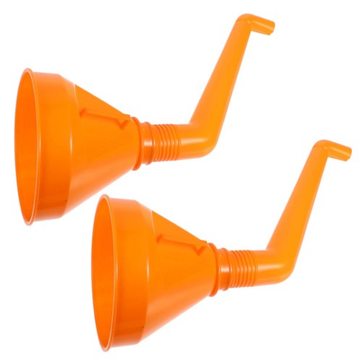 #ad 2Pcs Easy Fix Engine Oil Funnel for Cars Motorcycles Kerosene $18.65