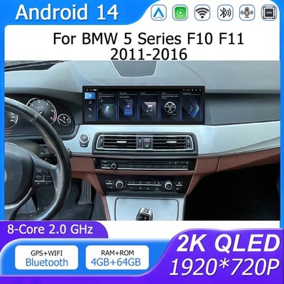 Für BMW F10 F11 NBT System 14.9'' Touchscreen Android USB GPS Navigation Carplay