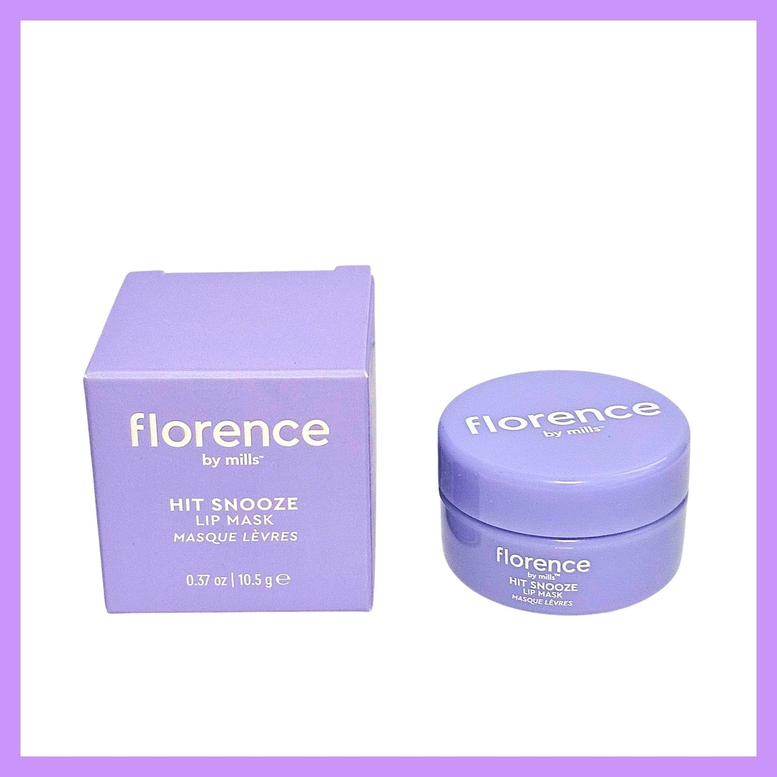 Увлажняющая желейная маска для губ Florence by Mills Hit Snooze, 0,37 унции / 10,5 г