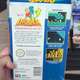 MB Digger T. Rock: The Legend of the Lost City Nintendo NES PAL (1990) Boxed