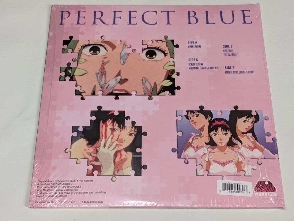 Perfect Blue Vinyl Mima Meld Blue Pink Marbled 2X LP New Sealed - Image 2 of 3
