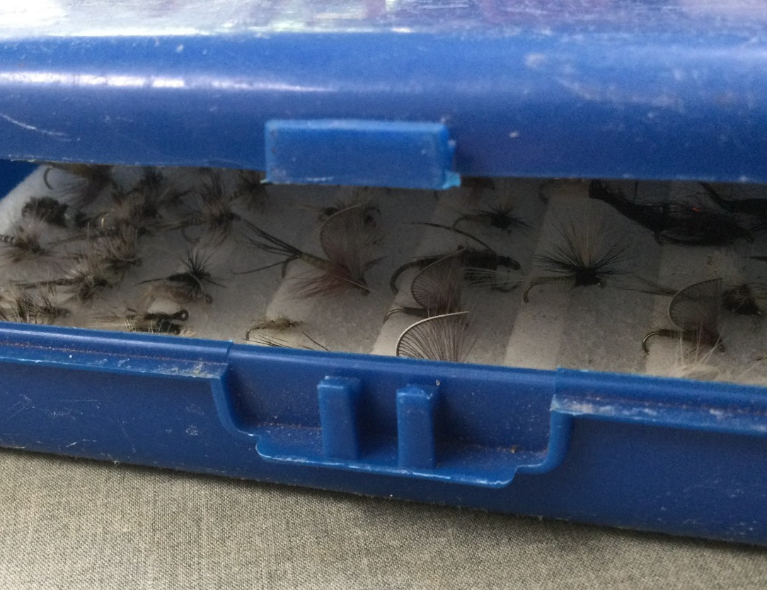 Fly Fishing 65 Flies Mixed Lot - 2 Small Tackle Boxes - Image 13