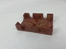 Vintage Nu-Dell Plastics Double Card Deck Tray Holder #30 Made In USA