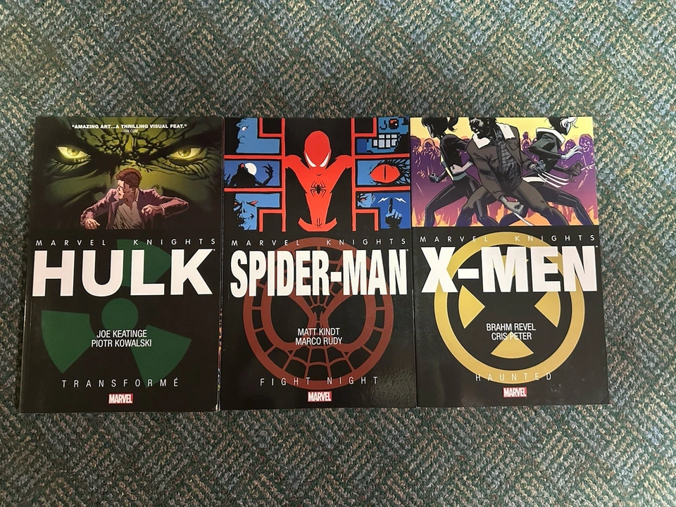 Marvel Knights Hulk Spider-Man y X-Men Tpb Foto 2 de 4