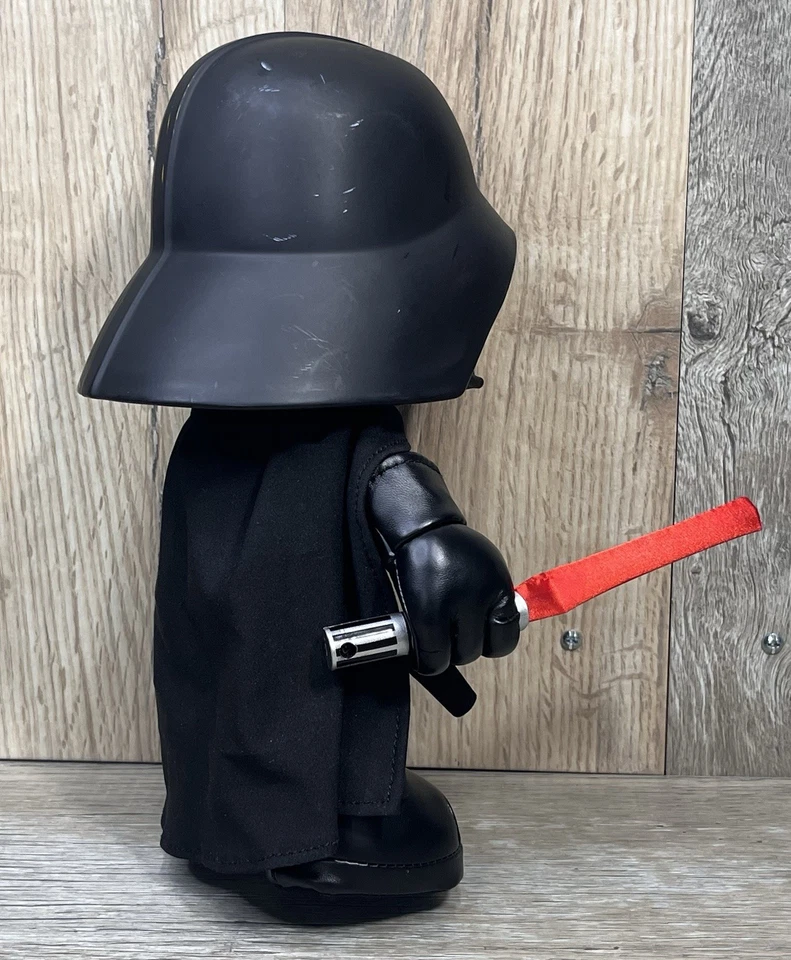 STAR WARS Darth Vader Plush (2022) Voice Manipulator Light Up Lightsaber 11" - Image 4 of 4