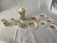 Vtg Chilton Aluminum Specialty Strawberry Shortcake Pretend Dishes Plates 10 Pcs