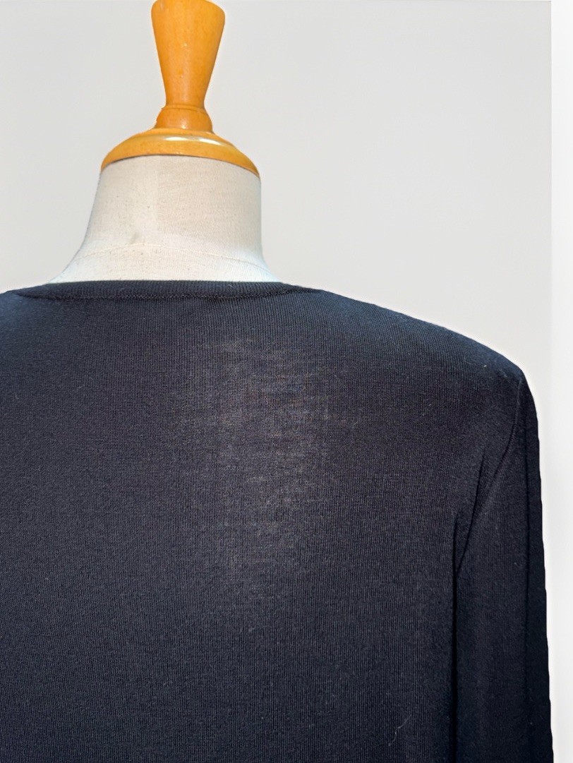 MISOOK sequin-front knit evening jacket long slee… - image 5