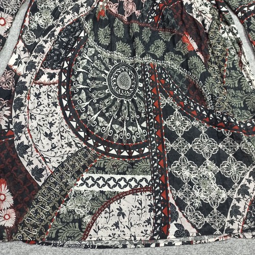 Odd Molly Womens Dress Size 4 - XL Organic Cotton Woven Elastic Batik Floral - Picture 4 of 13