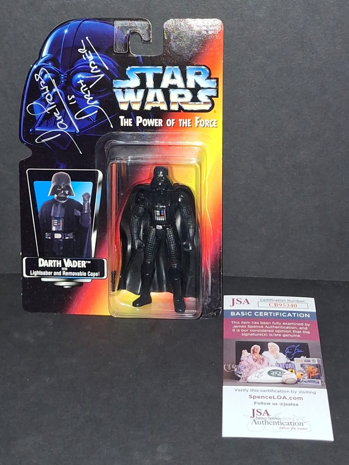 Dave Prowse Signed Autographed action figure 1995 Star Wars Darth Vader JSA COA 