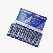 8x OEM ACDelco GMC Platinum Spark Plugs 41-962 Sierra Chevy Silverado 19299585