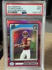 2024 Panini Donruss Rated Rookie Jayden Daniels #389 Optic Preview Pink Prizm P…