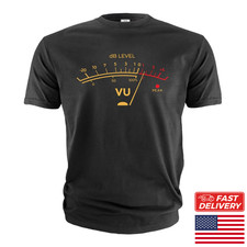 VU Meter Sound Level Studio T-Shirt Music retro Audio Engineer Recording T-Shirt
