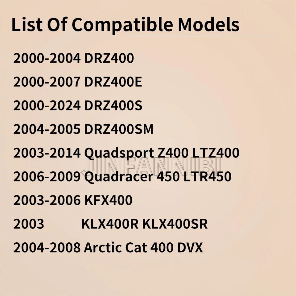 Kit de 5 filtros de aceite para Suzuki DRZ400 Quadsport Z400 Quadracer 450 LTZ400 LTR450 Foto 4 de 4