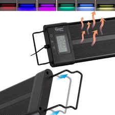 hygger 12 24 30 36 48" Full Spectrum LED Aquarium Fish Tank Light Dimmer Timer