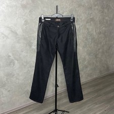 Vintage Roberto Cavalli Leather Trim Trousers 31