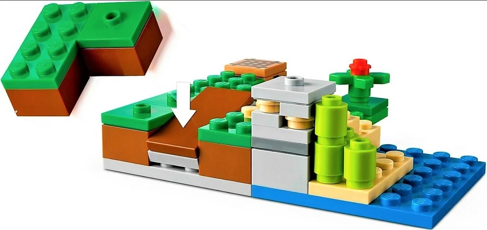 LEGO 21177 Minecraft CREEPER AMBUSH Red Exploding Creeper 72 Pc Collectible NEW - Image 4 of 4