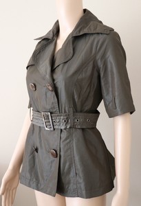 short sleeve long coat