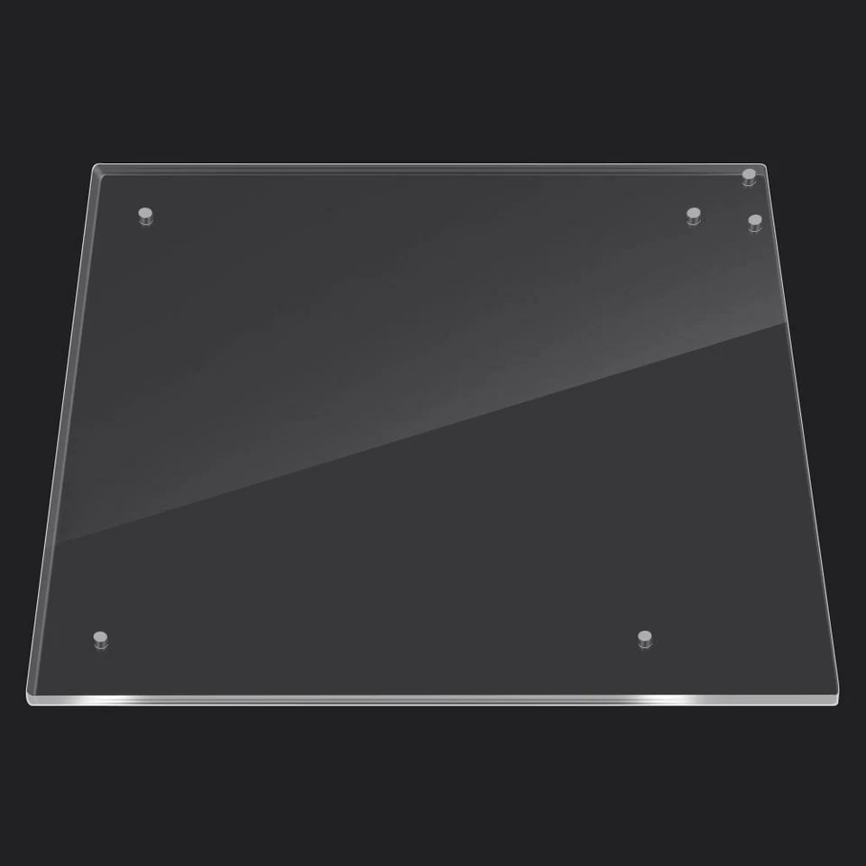 Open Frame Transparent Acrylic Computer PC Case DIY ITX Motherboard Stand Kit - Image 3 of 4