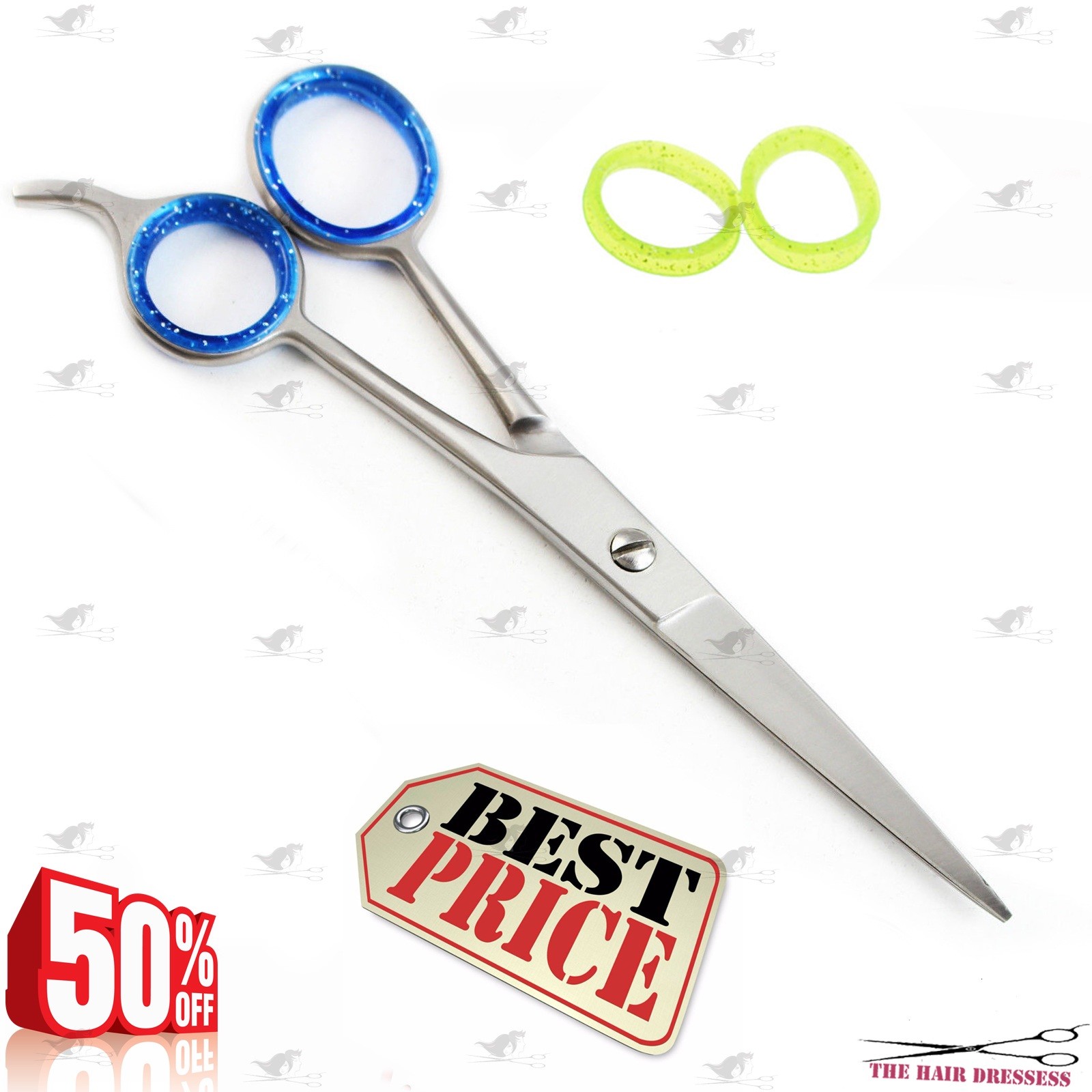 6.5" Professional Pet Dog Cat Hair Cutting Thinning Grooming Scissors