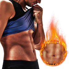 Sweat Shaper Sauna Vest Men Slimming Neoprene Thermal Tank Top Fat Loss Gym