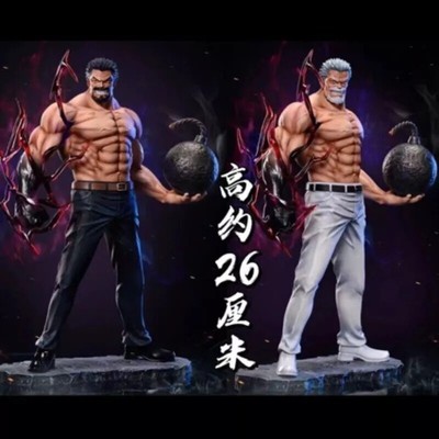 Anime One Piece Monkey D Garp Iron Fist Naval Hero 26cm PVC Figure Statue