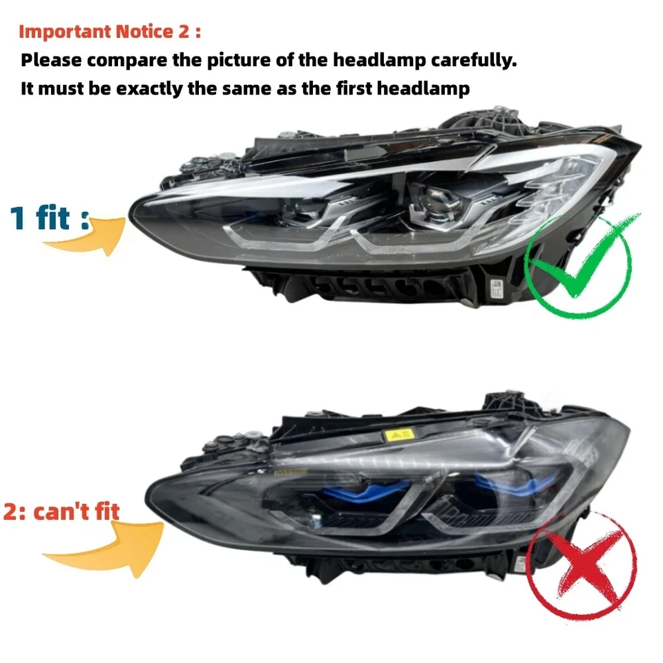 DAYTIME RUNNING LIGHT DRL LED MODULE FOR BMW G22 G23 G26 4 SERIES PLUG AND PLAY - Image 2 of 2