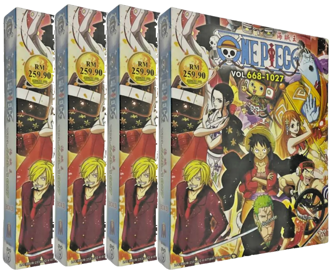 ONE PIECE : DVD Anime TV Series Complete Collection Episode 668