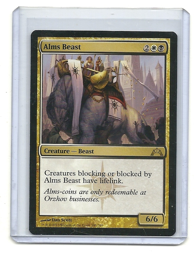 mtg gatecrash card prices Alms Beast - where each guild plies its own agenda to outsmart and outmaneuver the others Angelic Skirmisher Price & Card