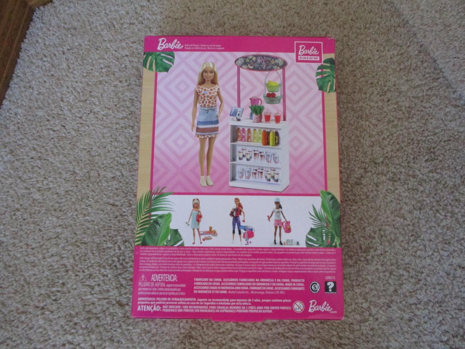 как выглядит Mattel Barbie NEW Smoothie Bar Blender fruit cash register forks kitchen treats фото