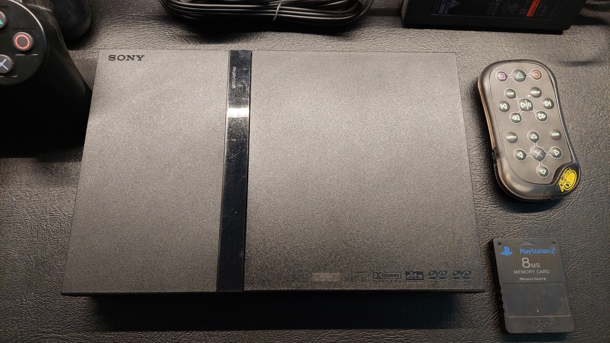 激レア品 未開封品 北米版 PlayStation2 SCPH-70012 Sony PlayStation 2 Slim Line Version 1 Console - Charcoal