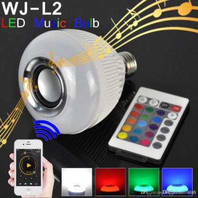 Lampadina LED RGB E27 - 12W, Bluetooth, Telecomando, Per Musica E Luci Colorate - Foto 2