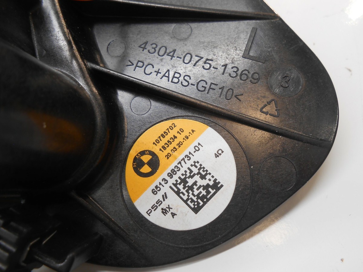 2017-19 BMW X5 Left Side Audio Speakers & Tweeter OEM 65132622517  