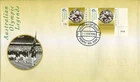 1998 Australian Olympic Legends (2 x 45c Shirley Strickland #A) FDC - Perth PMK